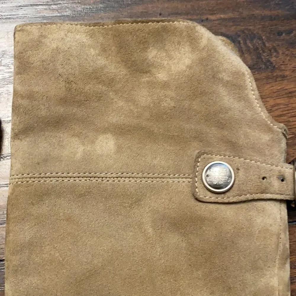 Coach Benita Dark tan  Suede Leather Knee High Boots - Size 6 b in GUC
